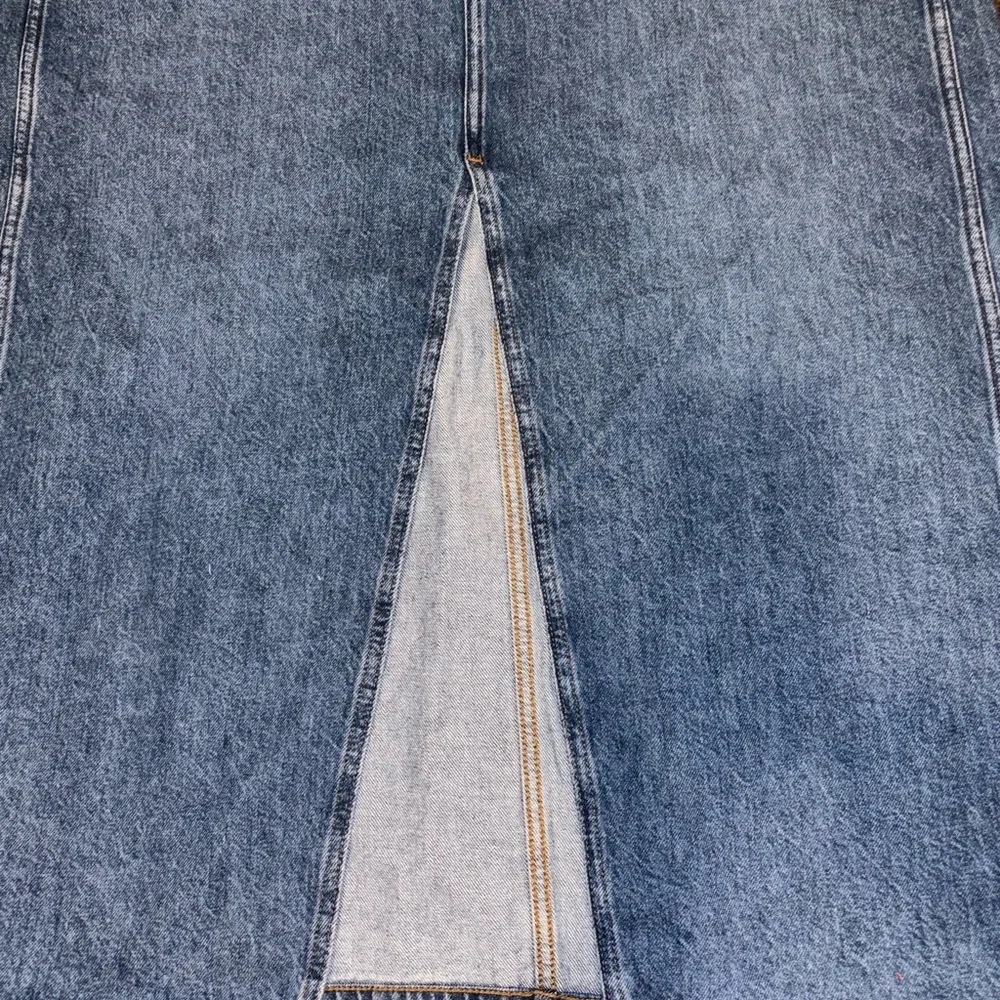 NWT Denim Western Maxi Skirt in Emario Wash by Madewell - Picture 7 of 8